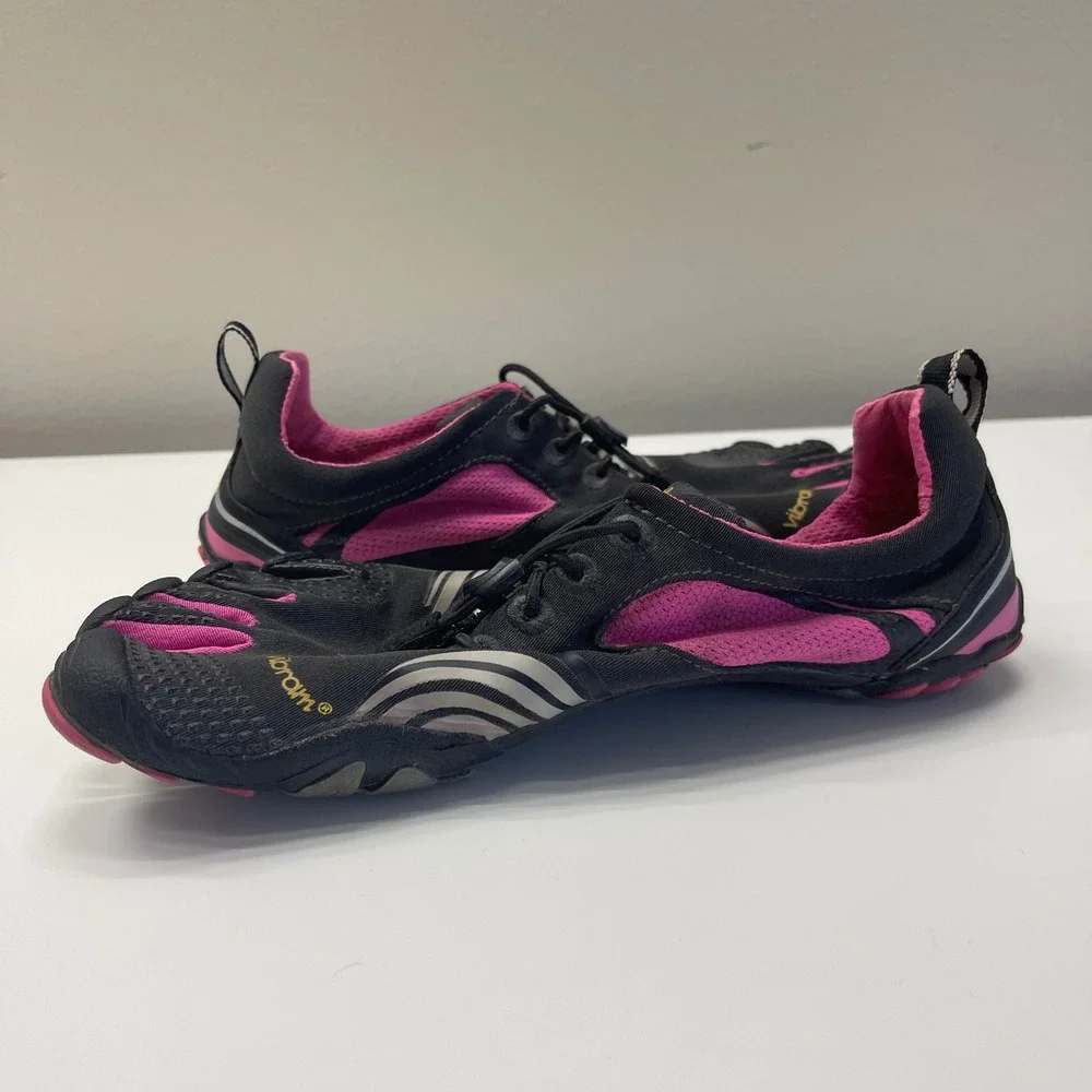 Vibram FiveFingers KMD Sport LS EVO Womens 38 7.5-8 Black Pink Shoes 14w3603